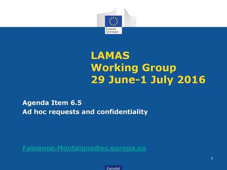 LAMAS Working Group 29 June-1 July 2016