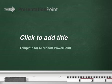 Template for Microsoft PowerPoint