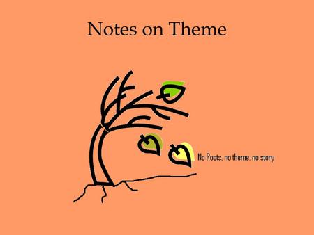 Notes on Theme.