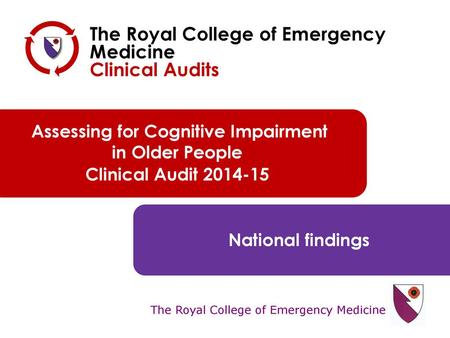 Assessing for Cognitive Impairment