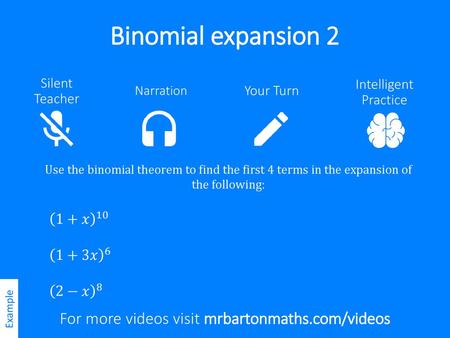 For more videos visit mrbartonmaths.com/videos