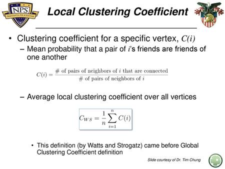 Local Clustering Coefficient