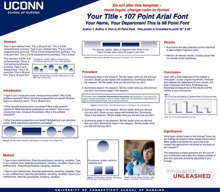 Do not alter this template – move logos, change color or format