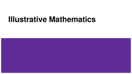 Illustrative Mathematics