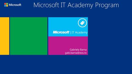 Microsoft IT Academy Program