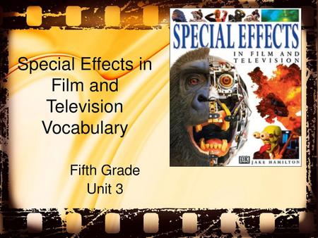 Special Effects in Film and Television Vocabulary