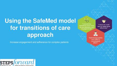 Using the SafeMed model for transitions of care approach