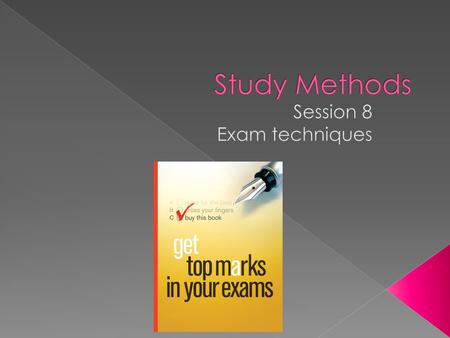 Session 8 Exam techniques