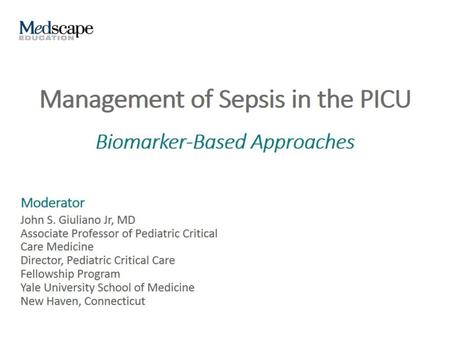 Management of Sepsis in the PICU