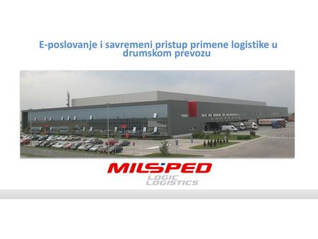 E-poslovanje i savremeni pristup primene logistike u drumskom prevozu