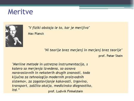 Meritve.