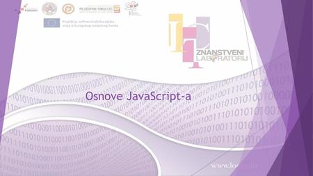 Osnove JavaScript-a.