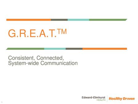 Consistent, Connected, System-wide Communication