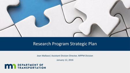 Research Program Strategic Plan