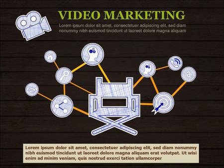 VIDEO MARKETING Lorem ipsum dolor sit amet, consectetuer adipiscing elit, sed diam nonummy nibh euismod tincidunt ut laoreet dolore magna aliquam Lorem.