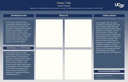 Poster Title Author Names INTRODUCTION RESULTS CONCLUSION