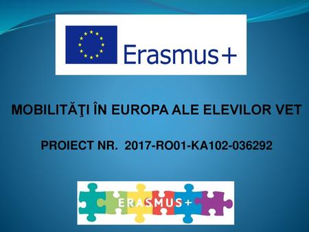 MOBILITĂŢI ÎN EUROPA ALE ELEVILOR VET