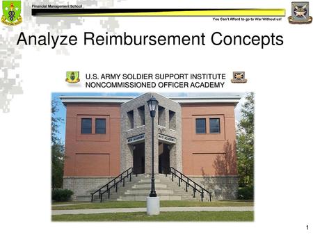 Analyze Reimbursement Concepts