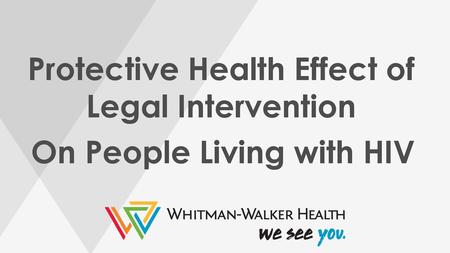 Protective Health Effect of Legal Intervention