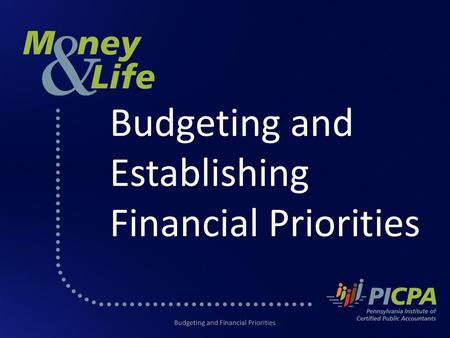 Budgeting and Financial Priorities