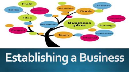 Establishing a Business