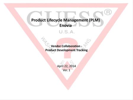 Product Lifecycle Management (PLM) Enovia