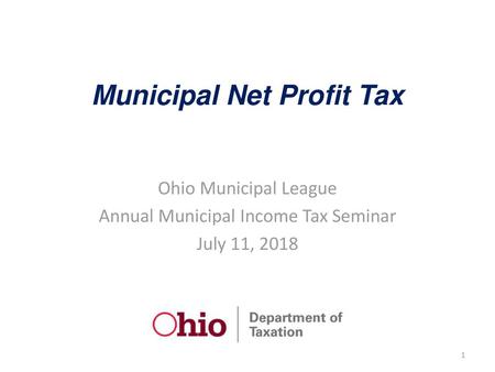 Municipal Net Profit Tax