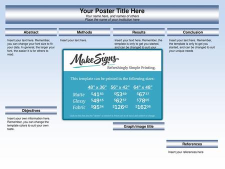 Your Poster Title Here Abstract Methods Results Conclusion Objectives