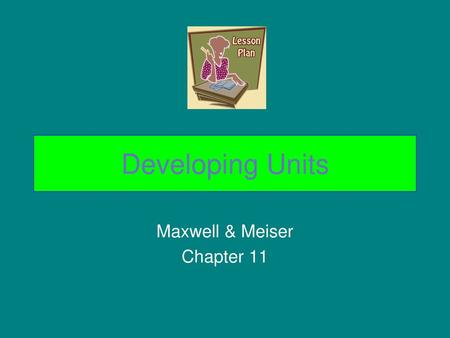 Maxwell & Meiser Chapter 11