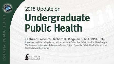 Meet the Author Richard Riegelman, MD, MPH, PhD