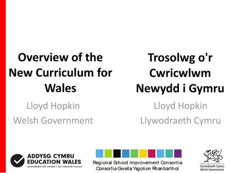 Overview of the New Curriculum for Wales