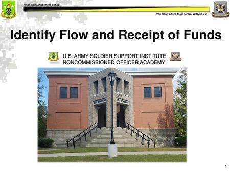 Identify Flow and Receipt of Funds