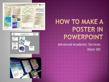 How to make a poster in powerpoint