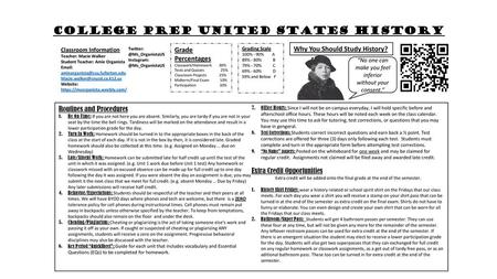 College Prep United States History