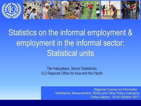 Tite Habiyakare, Senior Statistician,