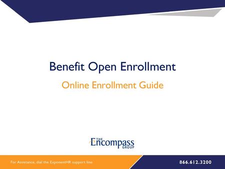 Benefit Open Enrollment