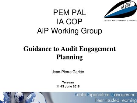 PEM PAL IA COP AiP Working Group Guidance to Audit Engagement Planning