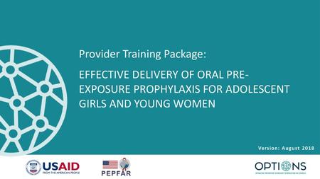 Provider Training Package: