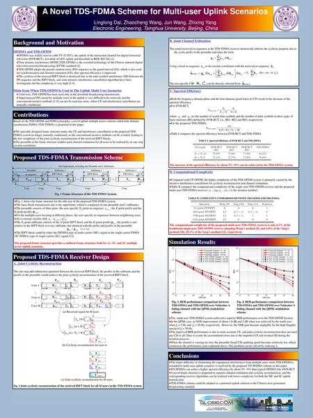 A Novel TDS-FDMA Scheme for Multi-user Uplink Scenarios