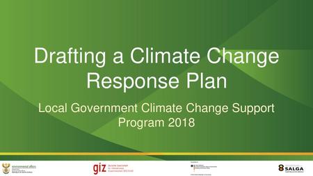 Drafting a Climate Change Response Plan