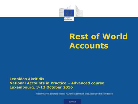 Rest of World Accounts Leonidas Akritidis