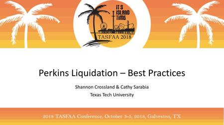 Perkins Liquidation – Best Practices