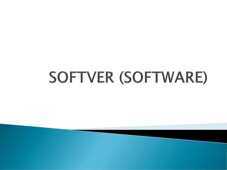 SOFTVER (SOFTWARE).