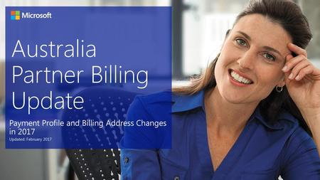 Australia Partner Billing Update