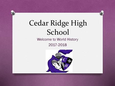 Cedar Ridge High School