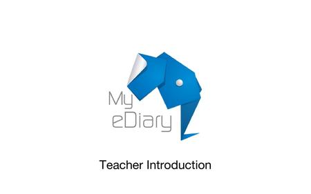 Teacher Introduction.