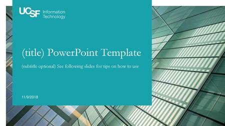 (title) PowerPoint Template