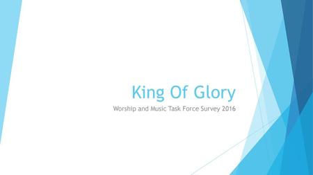 Worship and Music Task Force Survey 2016