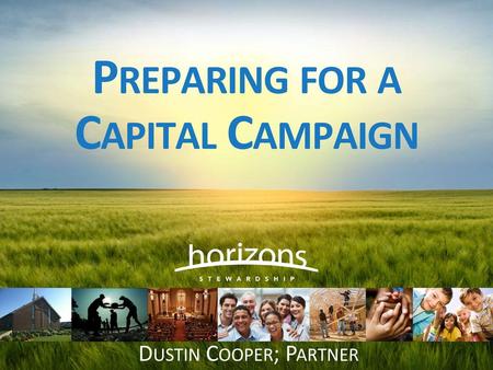 Preparing for a Capital Campaign