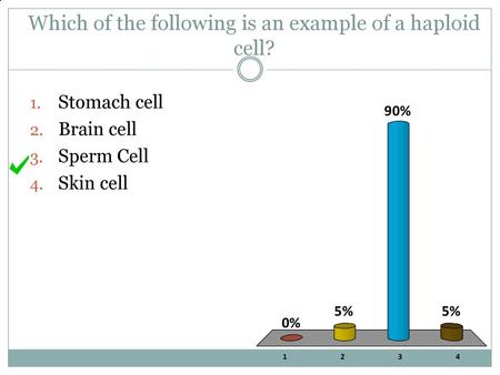 Which of the following is an example of a haploid cell?